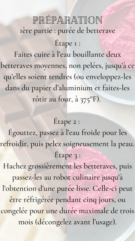 Recette diététique sucrée N°2